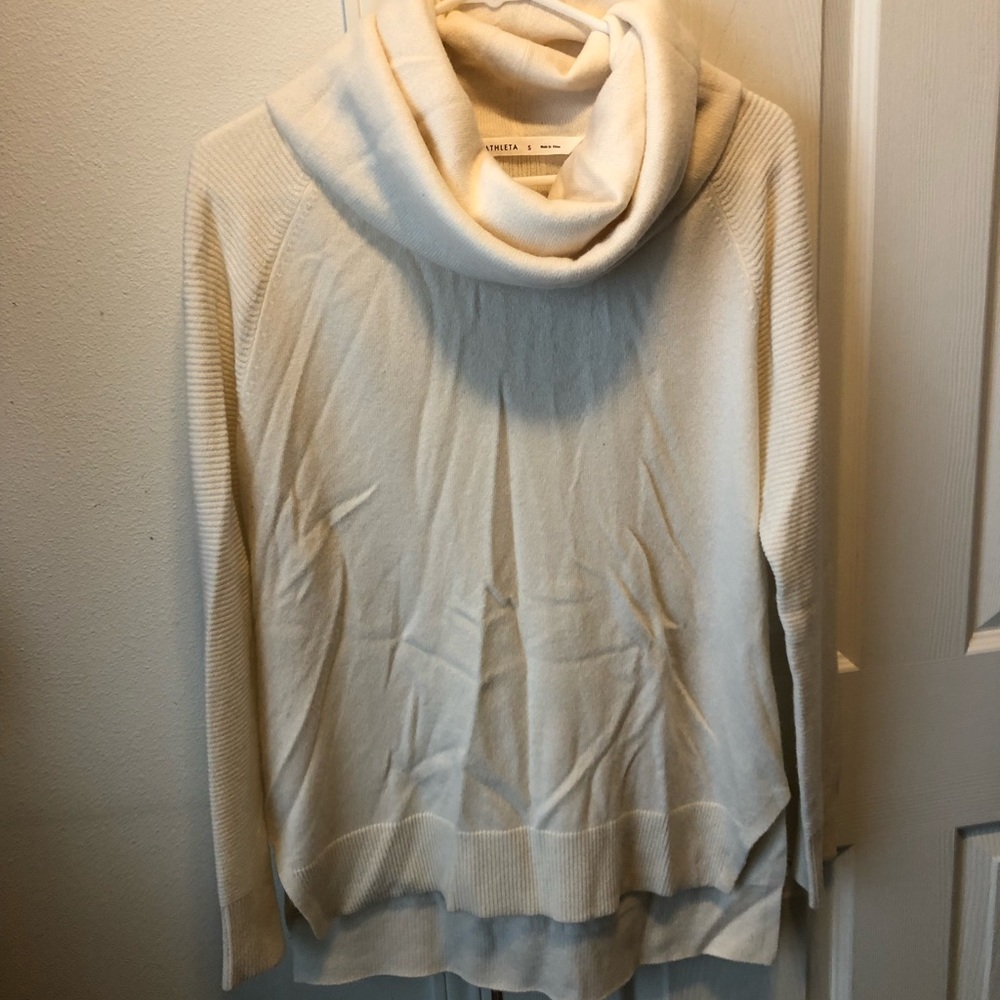 Cashmere Athleta cowl neck sweater